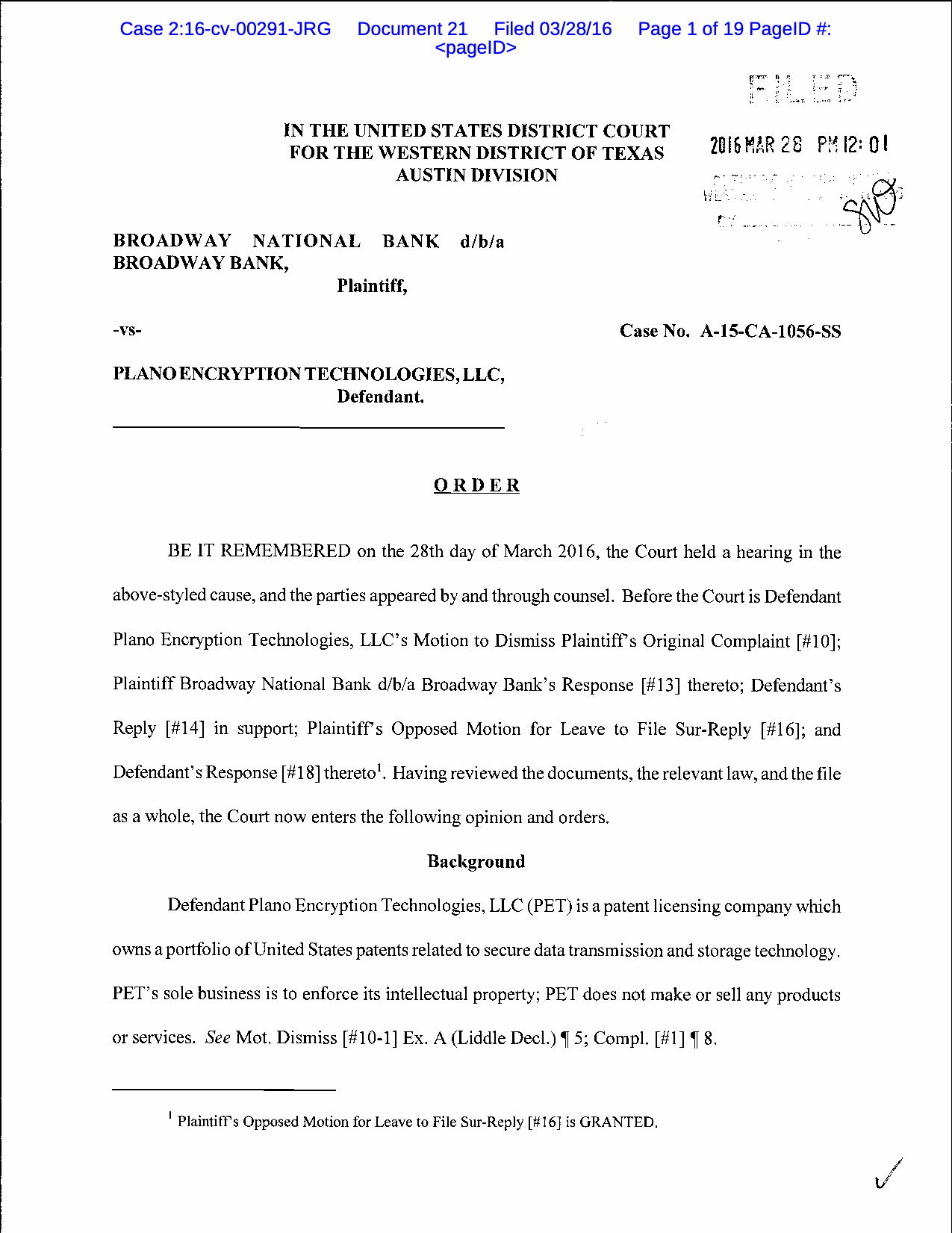 Figure on page 1 of the opinion